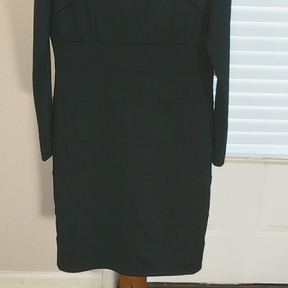 Shapesational Ultimate Shaping Black Long Sleeves Dress Size L Shape Built In - Picture 6 of 14